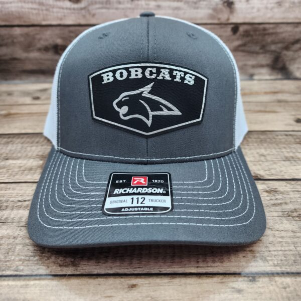 Custom Engraved Leatherette Patch Hat